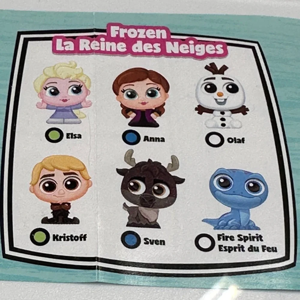 Disney Doorables FROZEN Elsa Anna Olaf Kristoff Sven COMPLETE SERIES 4 SET OF 6